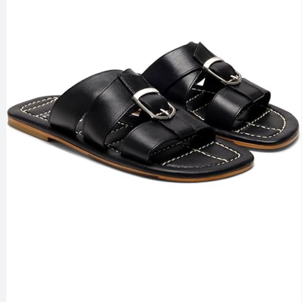 Free People Sloan Bucket Sandal Black size 8 NIB